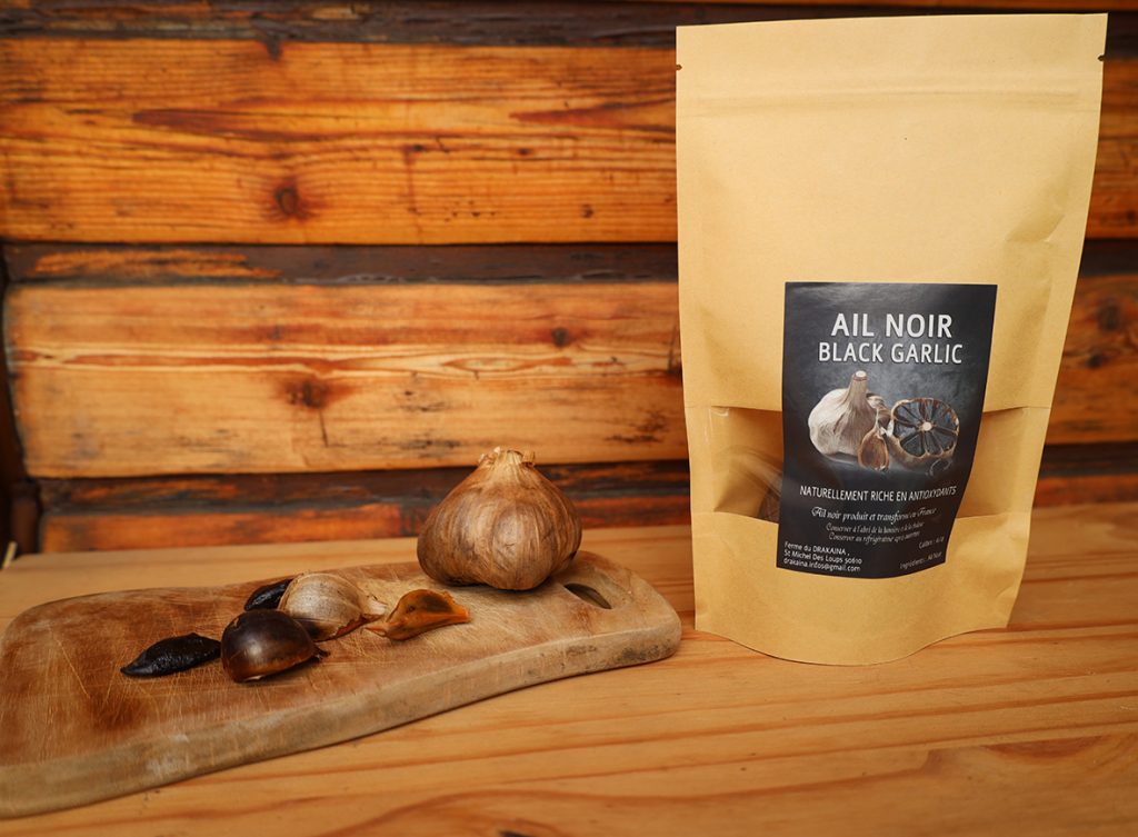 Sachet Ail Noir et planche