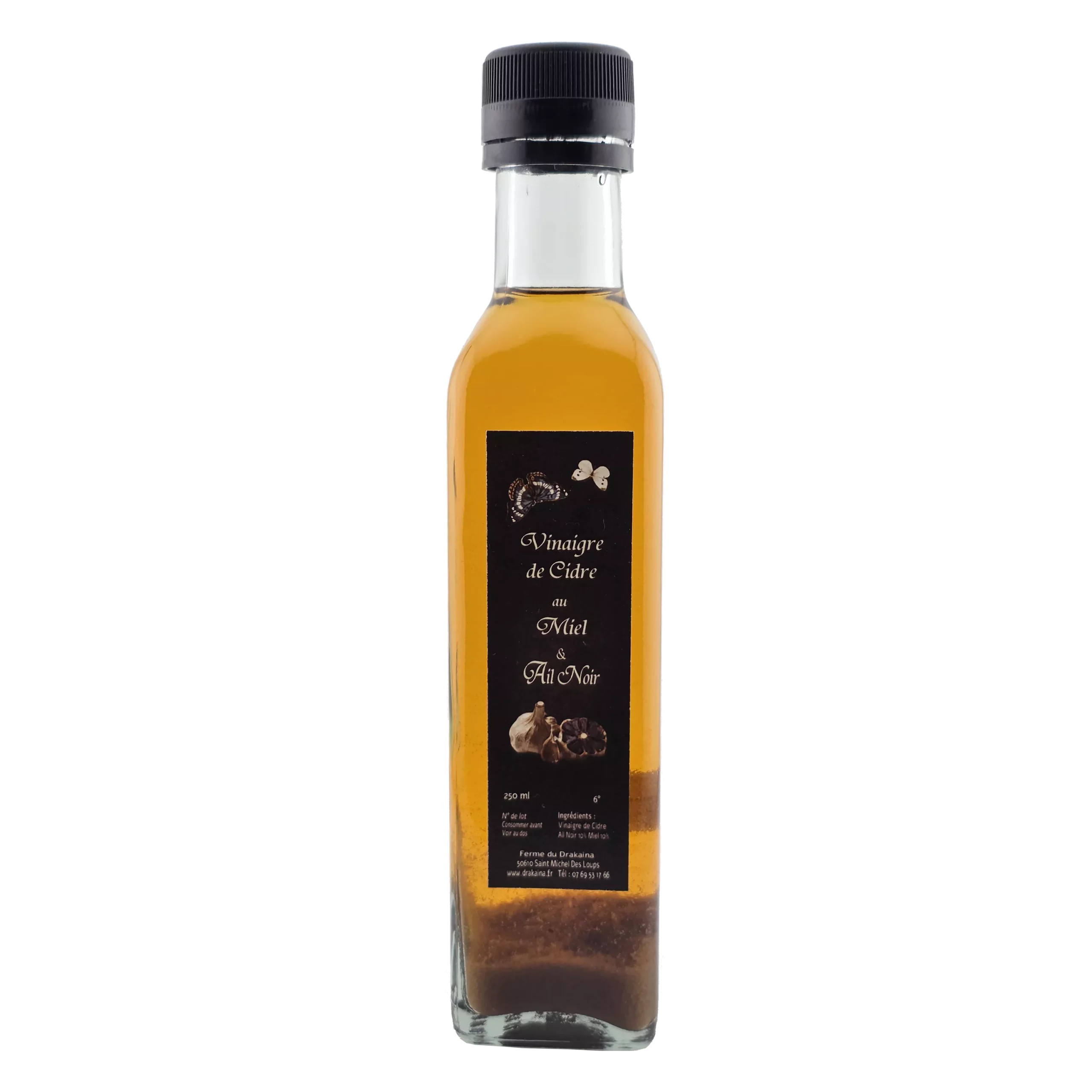 Vinaigre de cidre et Miel à l’Ail Noir